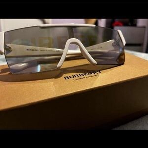 White Burberry Sunglasses